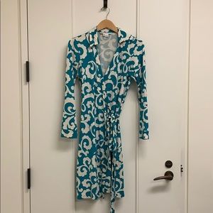 Never worn DVF wrap dress